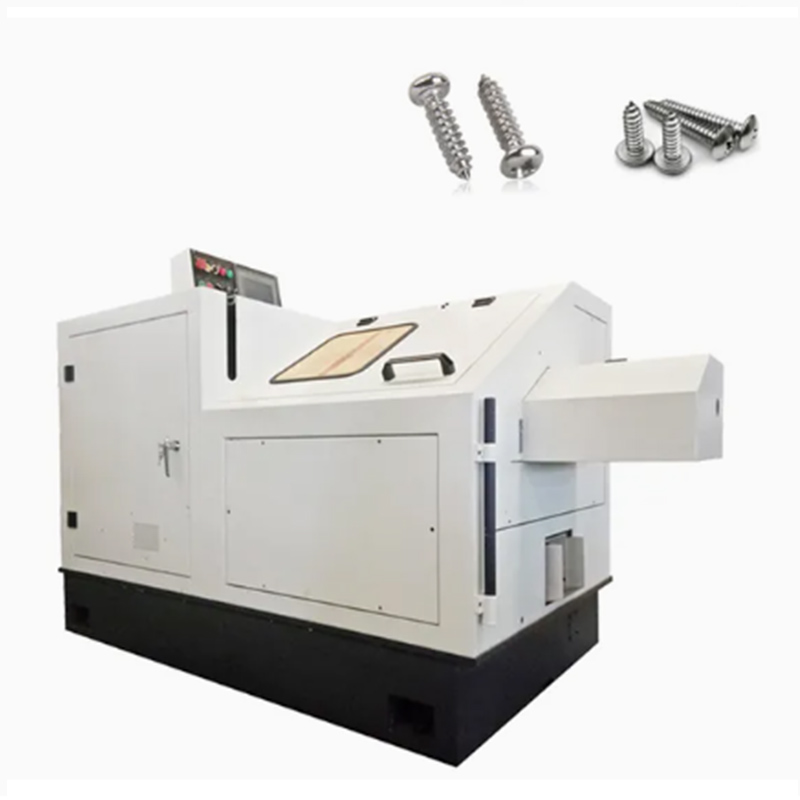 Máquina de fabricação automática de parafuso de madeira