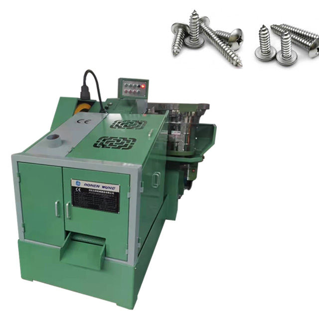 Máquina de rosqueamento de peças de parafuso com técnica de forjamento a frio